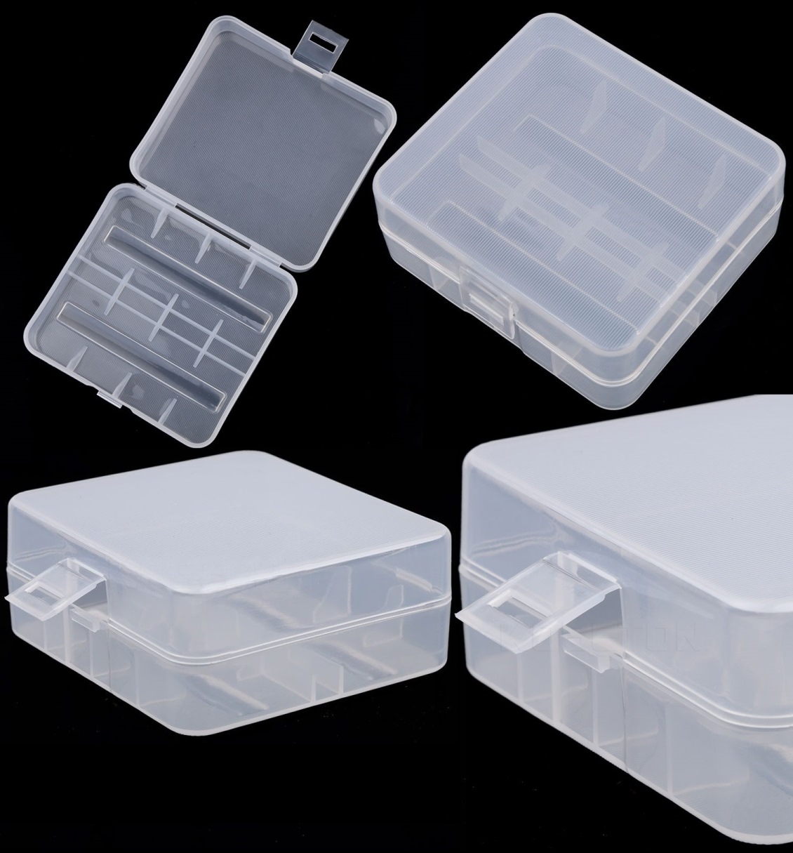 Estuches de 2 Baterías 26650